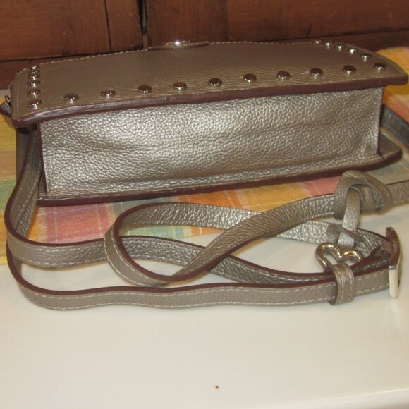 Brighton Metallic Silver Pretty Tough Crossbody Bag - Picture 3 of 8